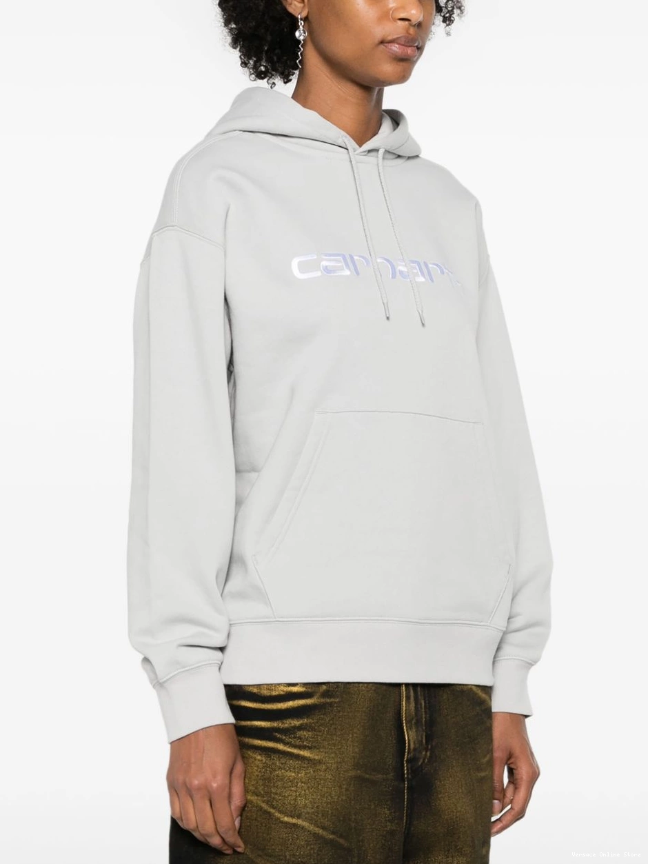 Affordable Women hoodie logo-embroidered Versace 0818